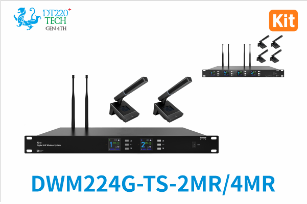 Digital Wireless Mic. Kit - 2CH/4CH Straight Pole [2026 MR]